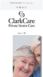 Mobile Screenshot of clarkcareinc.com